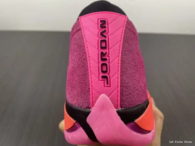 1st Kicks Shoes Pink DH4121-600 (W) Retro Shocking 14 Jordan Low 0514